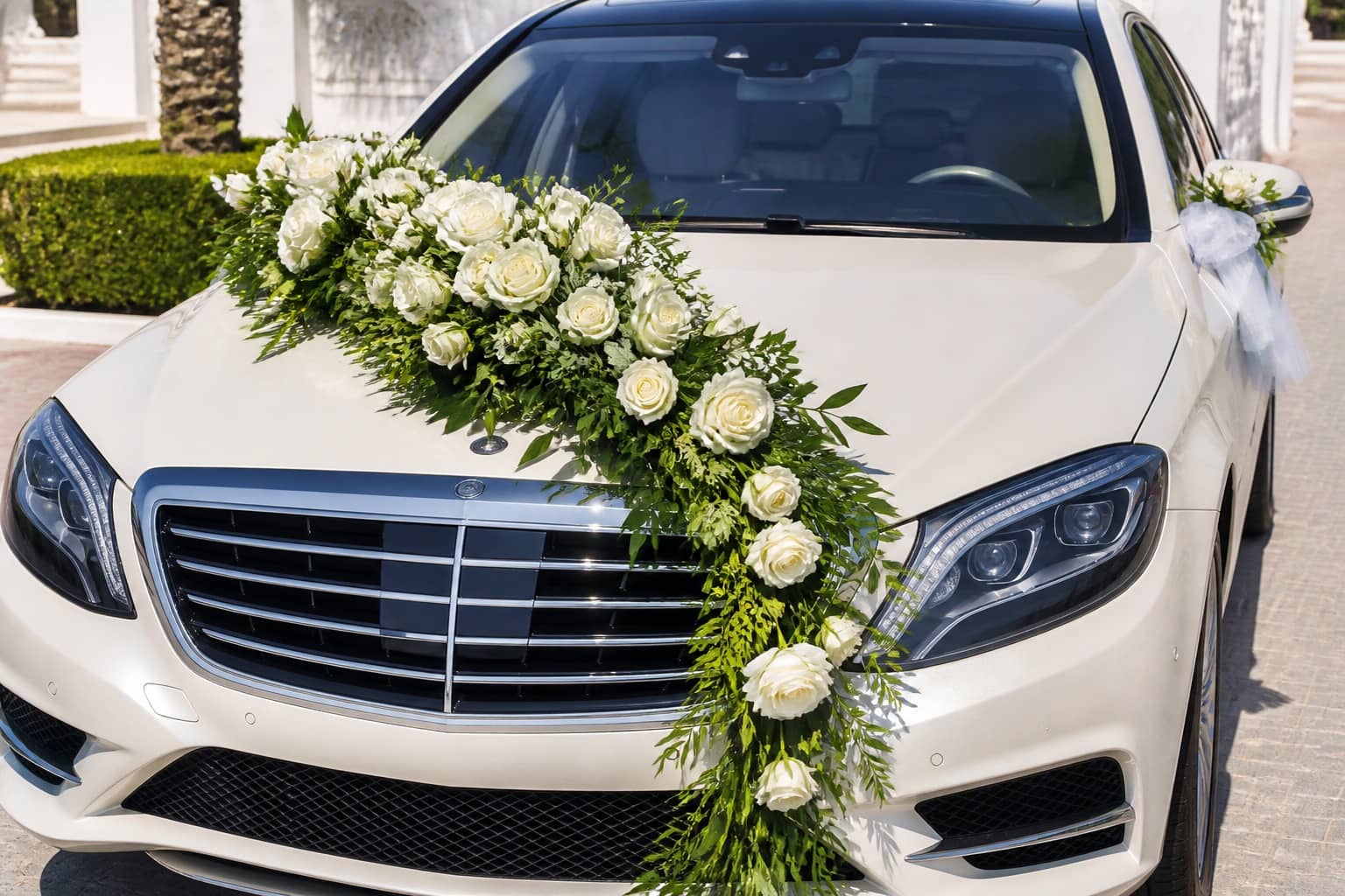 Décoration voiture mariage