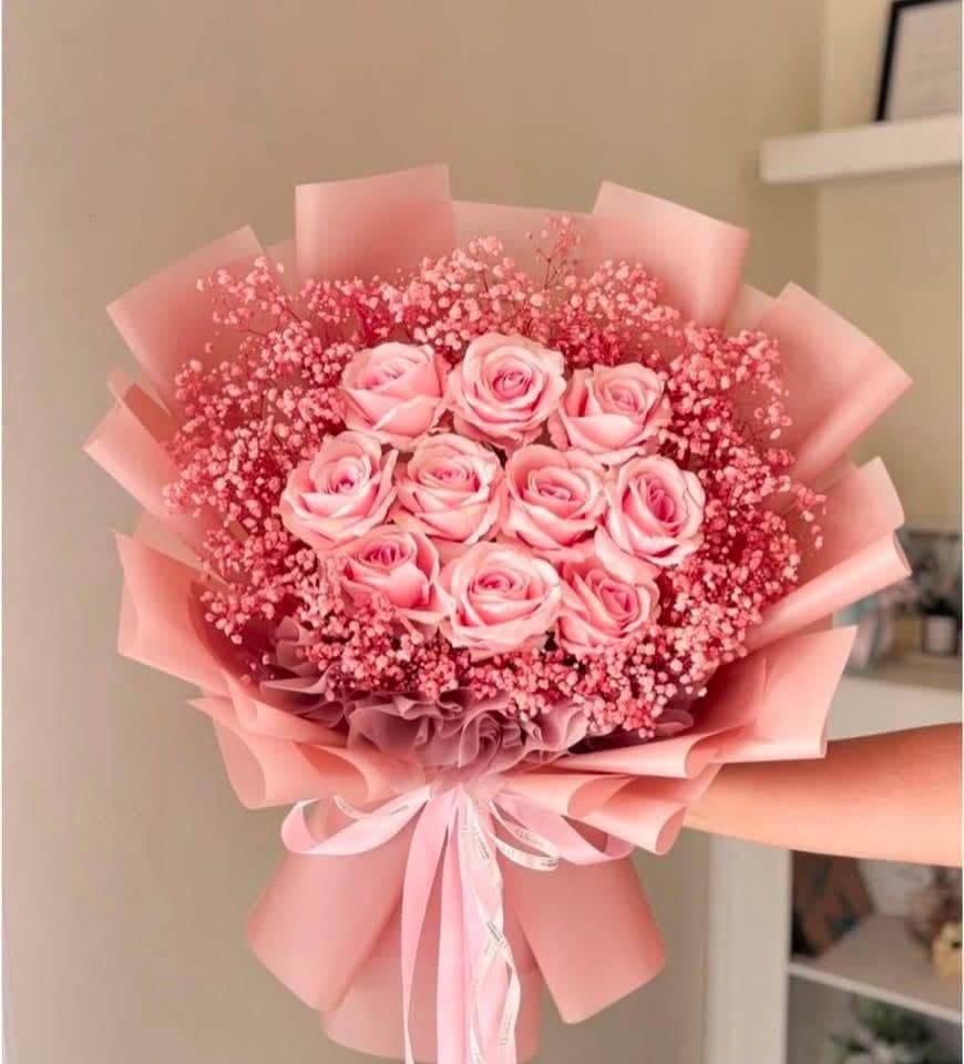 bouquet anniversaire girl — bouquet naturel Wardaty Flowers