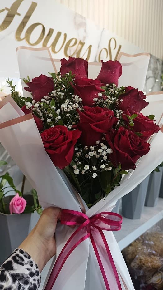 bouquet rouge — Wardaty Flowers Tunis