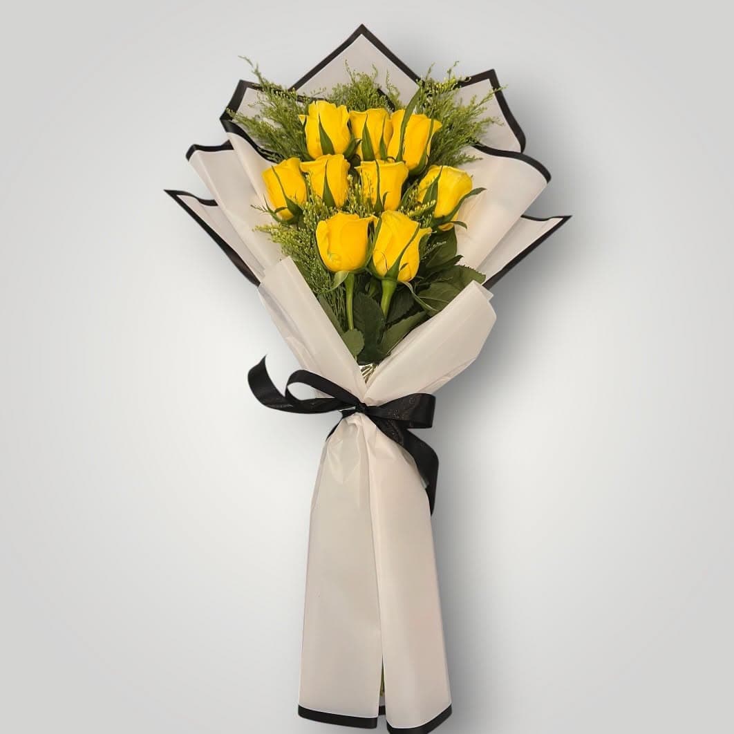 bouquet en fleur jaune — Wardaty Flowers Tunis